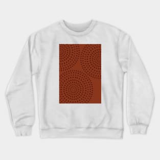 Boho Mid Century Dots 8 Crewneck Sweatshirt
